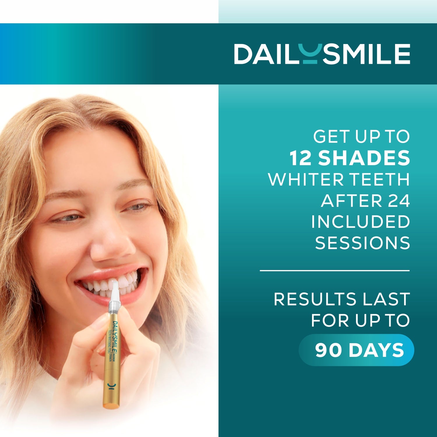 DailySmile Teeth Whitening Kit with LED Light